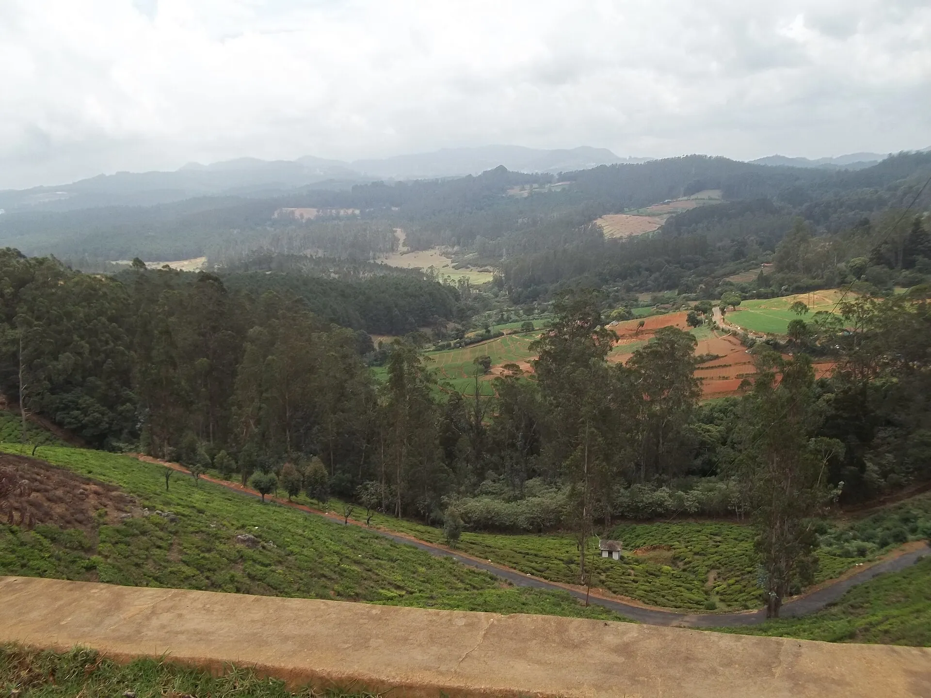 Ooty to Kodaikanal taxi route